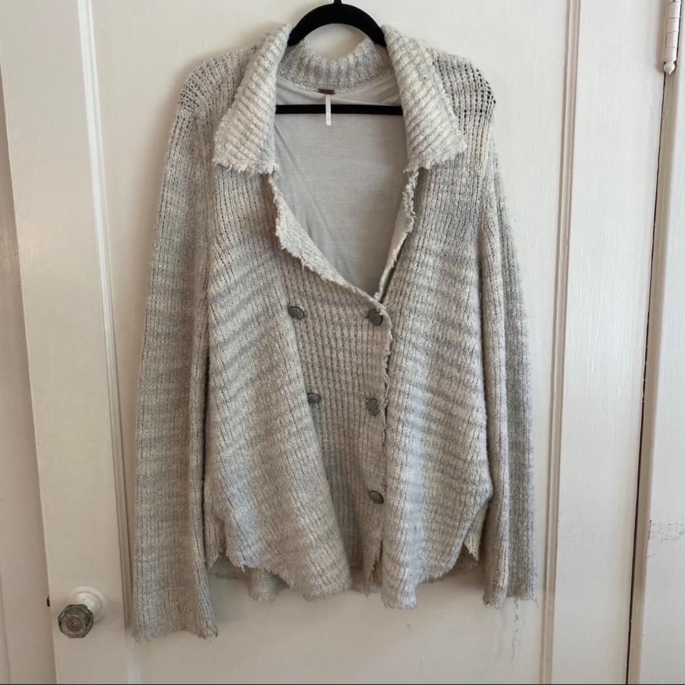 Free People Sweater Coat size large